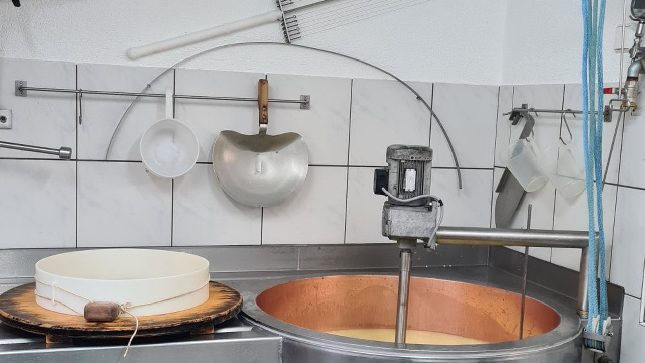 Sennkessel und Käsereifen Sennkessel und Käsereifen